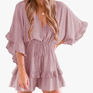 Flowy Mauve Romper